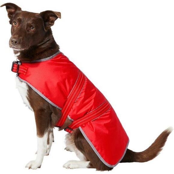 NEW Kong Dog Rip Stop Blanket Coat Jacket Water Resistant Fleece Size XS RED - Picture 1 of 8